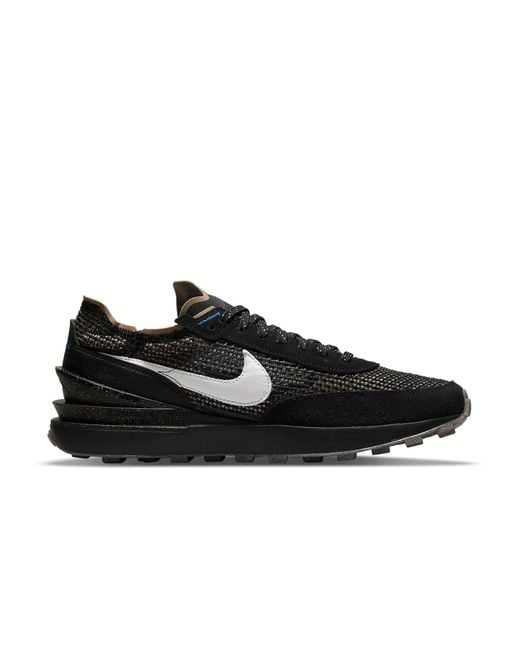 Nike Black Waffle One Iron' for men
