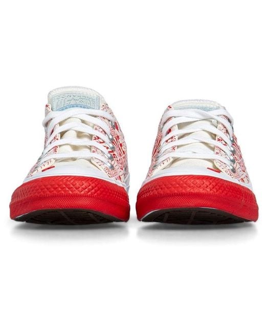 Converse Red (Wmns) Love Fearlessly Chuck Taylor All Star Low Top