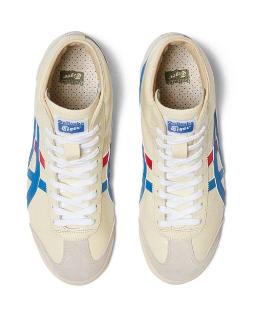Onitsuka Tiger Blue Mexico Mid Runner Sneakers for men