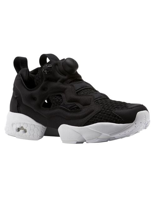 Reebok Black (Wmns) Instapump Fury Woven Running Shoes