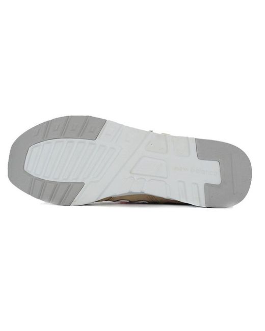 New Balance White 997 Shoes for men