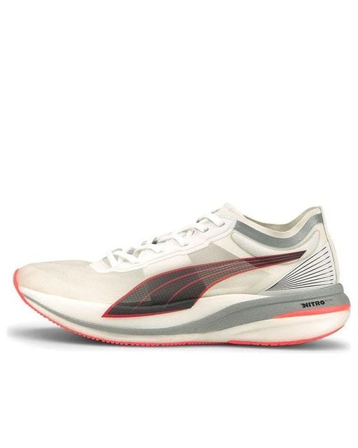 PUMA White (Wmns) Deviate Nitro Elite Lava Blast'