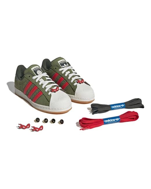 adidas gazelle silver green womens Adidas x Teenage Mutant Ninja Turtles TMNT Shelltoe IF9280 – Sneaker Junkies main image 1