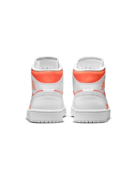 Nike White (Wmns) 1 Mid Se 'Bright Citrus'
