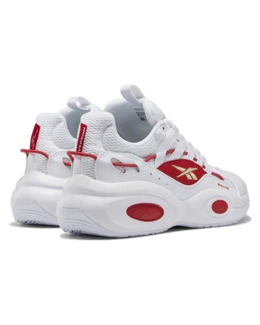 Reebok White Solution Mid Vector'