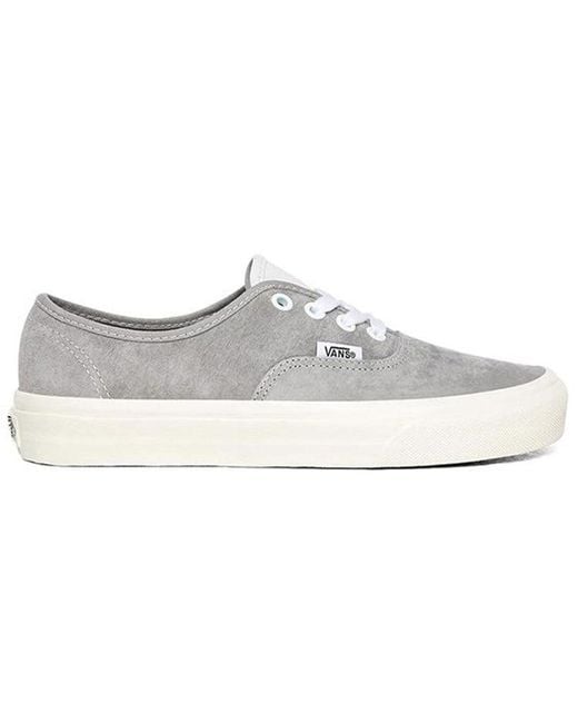 Vans White Authentic (Pig Suede) Drizzle for men