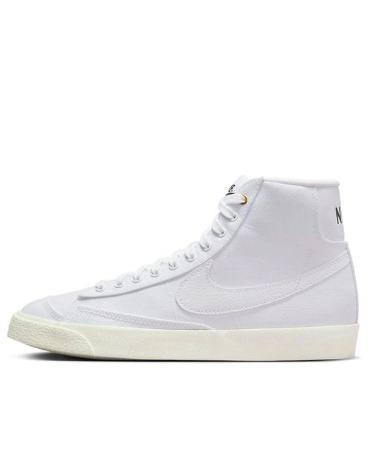 Nike White Blazer Mid '77 Canvas Shoes