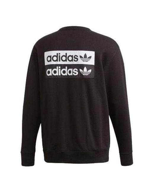 Adidas Black Originals F A Crew Sports Fleece for men