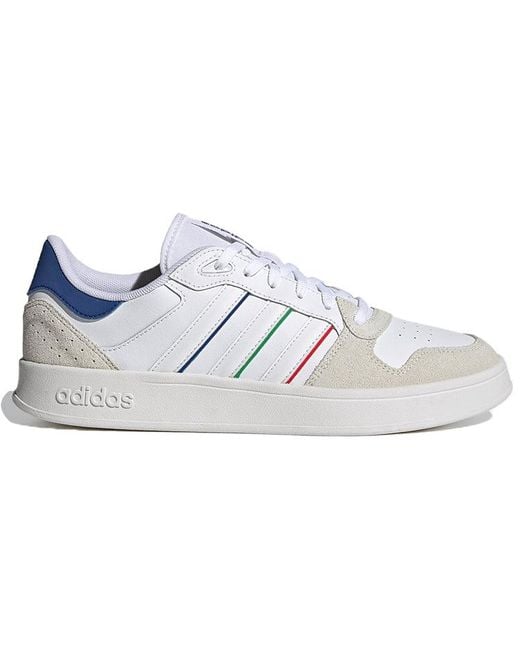 Adidas White Breaknet Plus for men