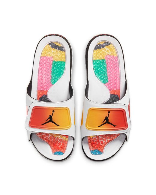 Nike White Hydro 6 Retro Slides 'Dongdan Beijing Tour' for men