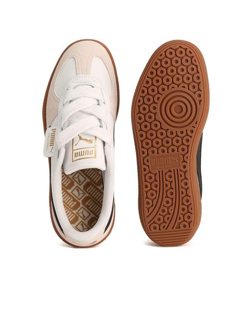 PUMA White (Wmns) Palermo Wide Lace Sd Vapor'