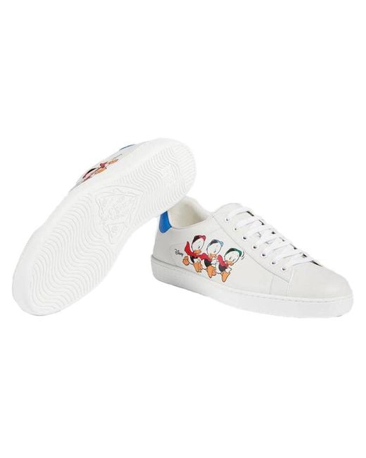 Gucci White Disney X Ace for men