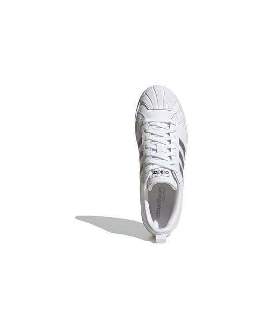 Adidas White Neo Streetcheck Shoes 'Cloud' for men