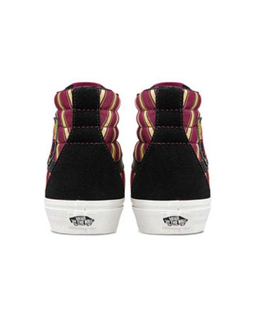 Vans Black Harry Potter X Sk8-Hi 'Gryffindor' for men