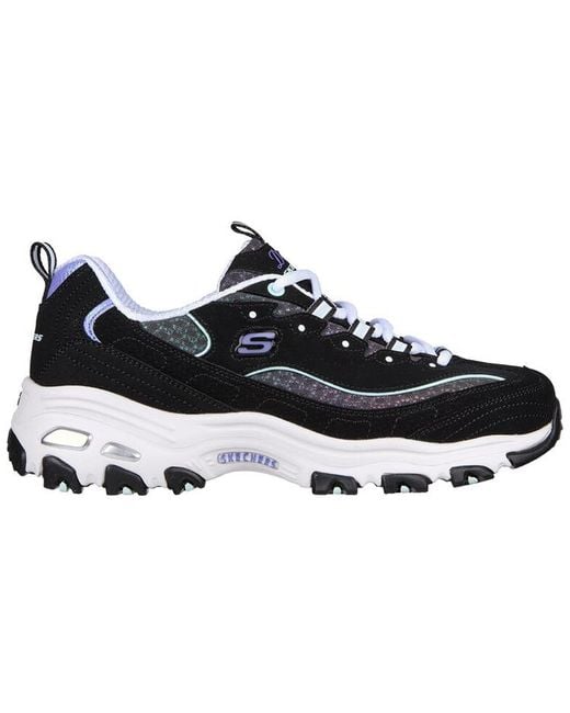 Skechers Black (Wmns) D'Lites Glowing Path