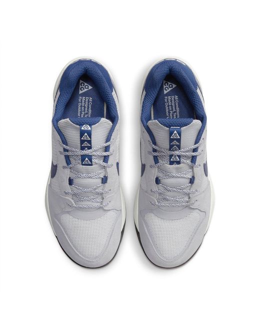 Nike Blue Acg Lowcate 'Wolf' for men