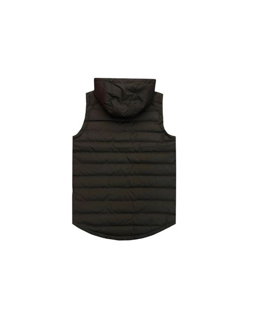 Nike Black Casual Sports Hooded Vest for men