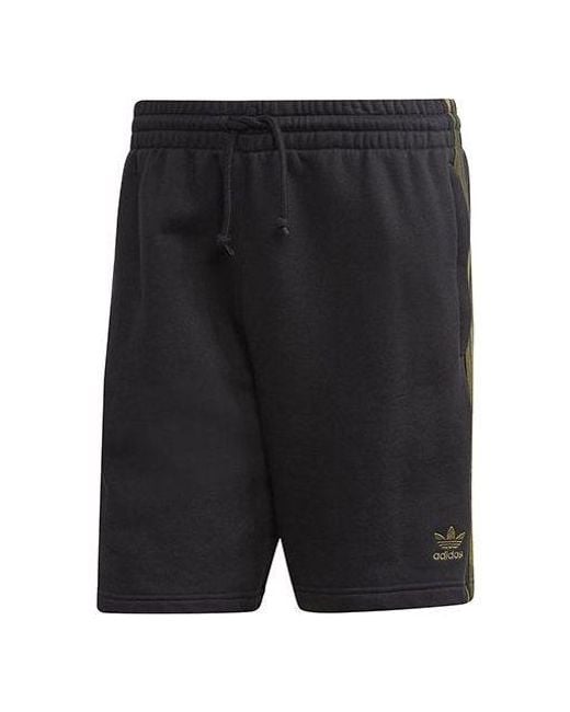 Adidas Black Originals Camo Short Leisure Sports Shorts for men