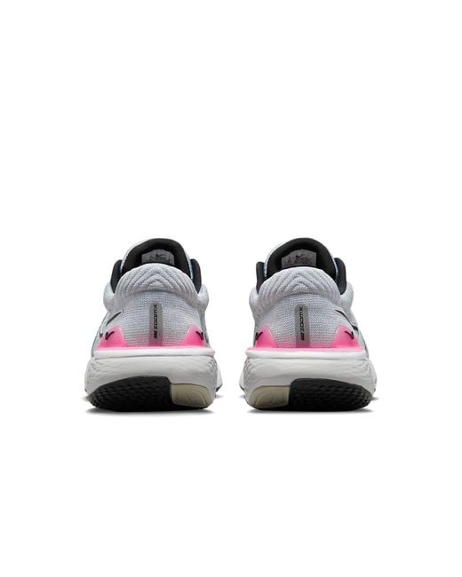 Nike Gray Zoomx Invincible Run Flyknit 2 'Light Smoke Hyper' for men