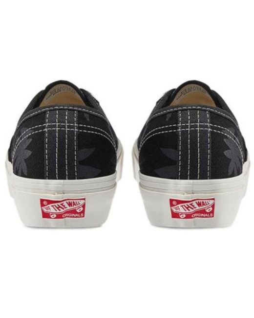 Vans Black Og Authentic Lx 'Island Leaf for men