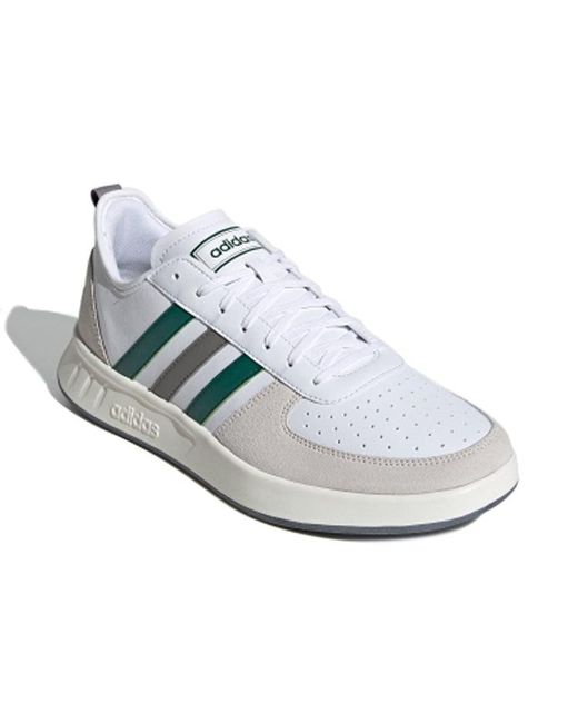 Adidas White Court80S Tennis Shoes for men