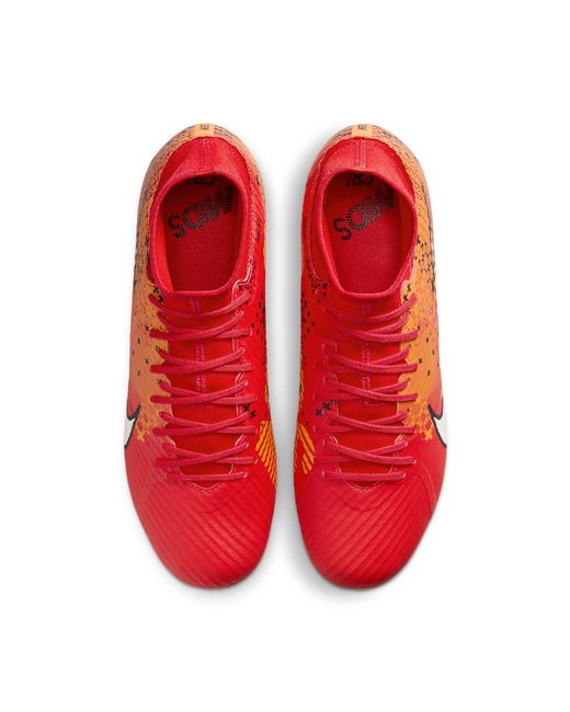 Nike Red Superfly 9 Academy Mercurial Dream Speed Mg High-top Soccer Cleats for men