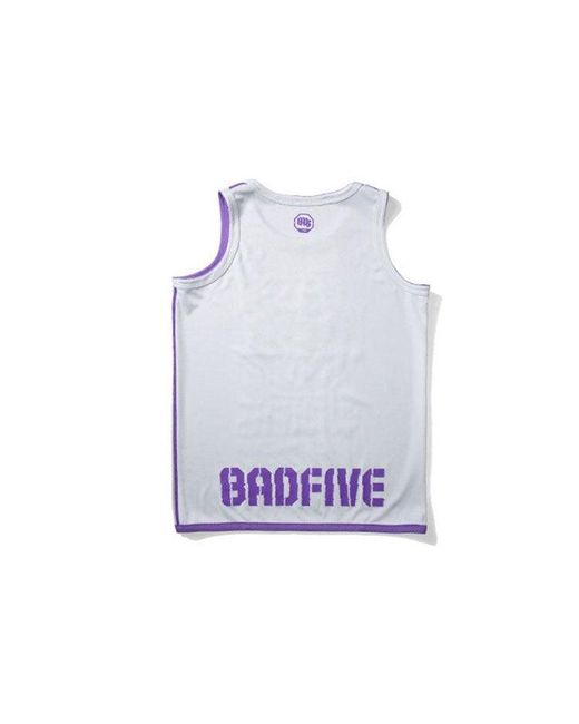 Li-ning Purple Badfive Reversible Basketball Jersey for men
