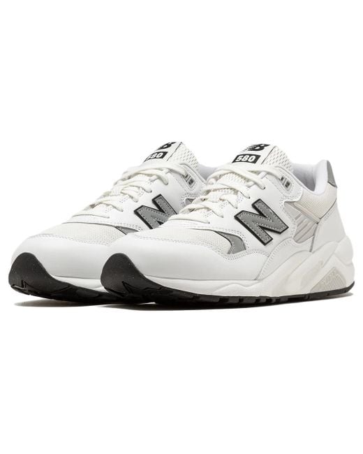 New Balance White 580 Metallic' for men