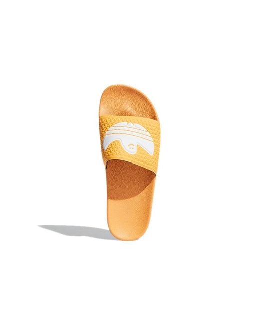 Adidas Yellow Mark Gonzales X Shmoofoil Slide 'Hazy' for men