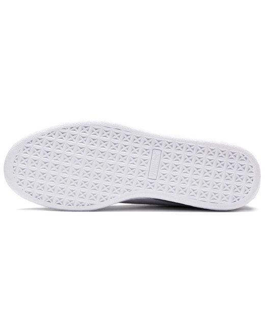 PUMA White Suede Classic+ 'Steeple' for men