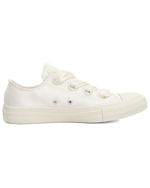Converse White (Wmns) All Star Big Eyelets Silk Bow