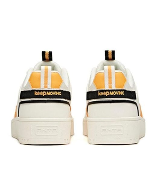 Anta White Skateboarding Series Sneakers for men