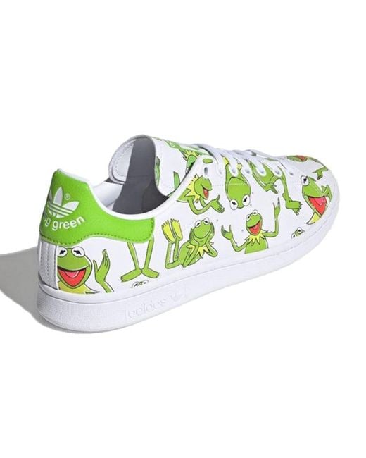 Adidas Green The Muppets X Stan Smith 'Kermit The Frog Allover Print' for men