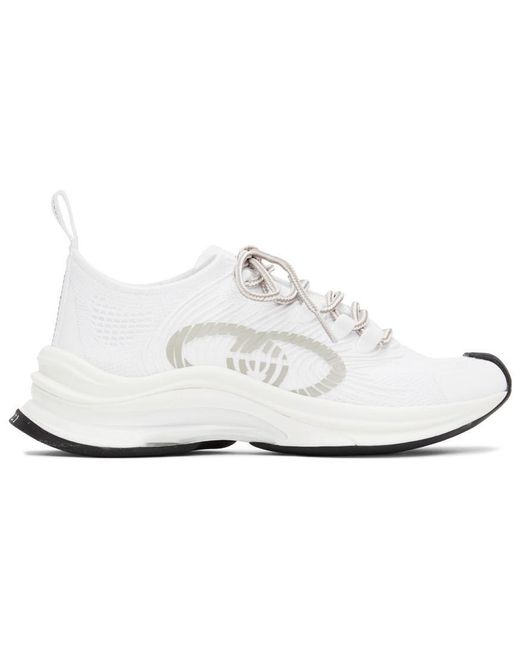 Gucci White Run Sneaker for men