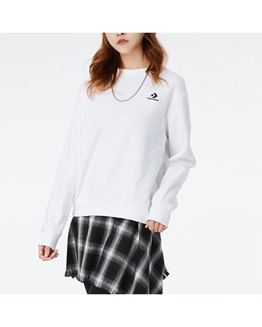 Converse White (Wmns) Casual Sweatshirt'