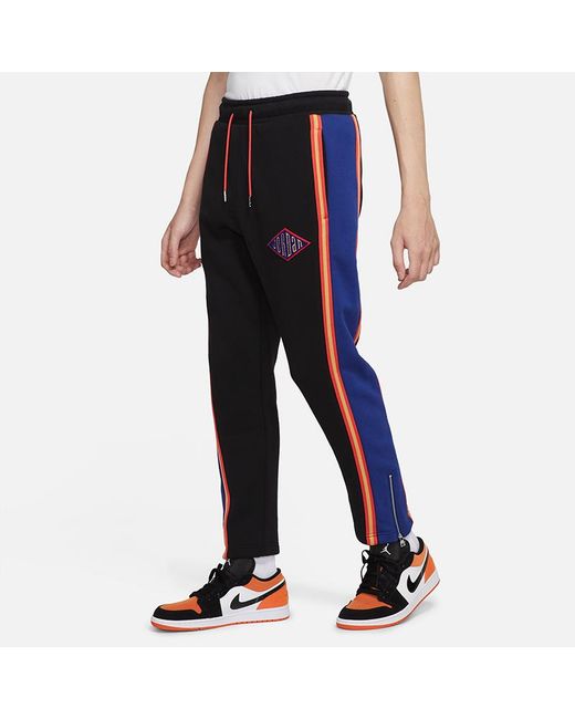 Nike Blue Sport Dna Knit Long Pants/Trousers for men