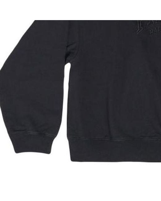Balenciaga Blue Cities Paris Embroidered Logo Sweatshirt for men