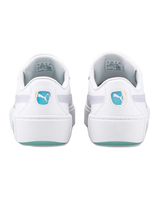 PUMA White (Wmns) Smash Platform V2 'Candy