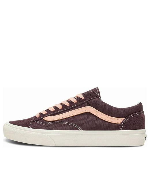 Vans Brown Style 36 Casual Fashion Skate Shoes for men