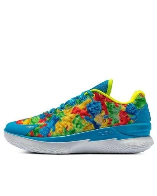Under Armour Blue Curry 1 Low Flotro X Sour Patch Kids 'Multi' for men