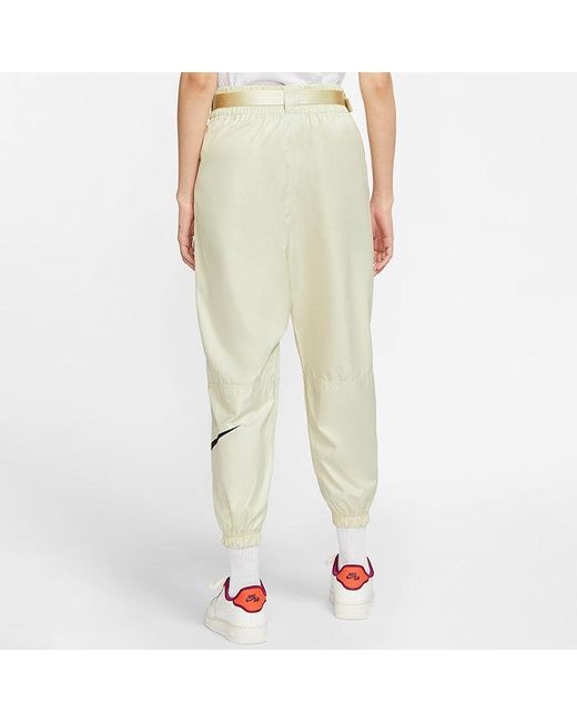 Nike Natural (Wmns) Sportswear Swoosh Woven Bundle Feet Sports Long Pants