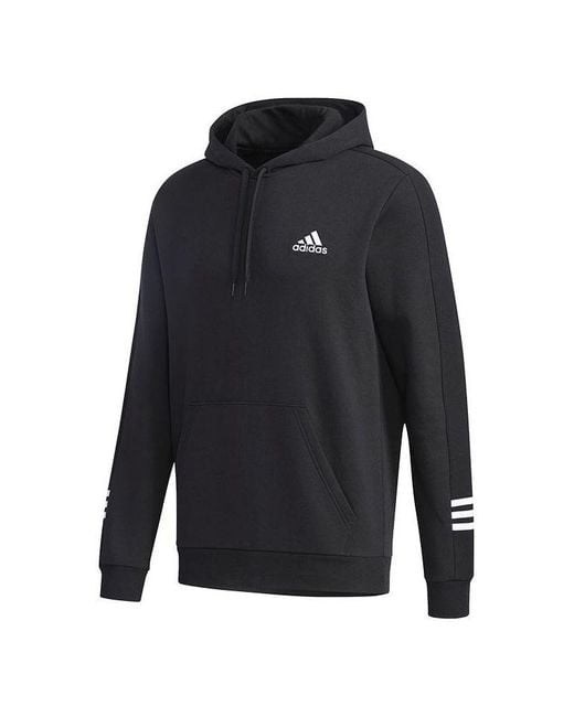 Adidas Blue Sports Casual Hooded Sweater for men