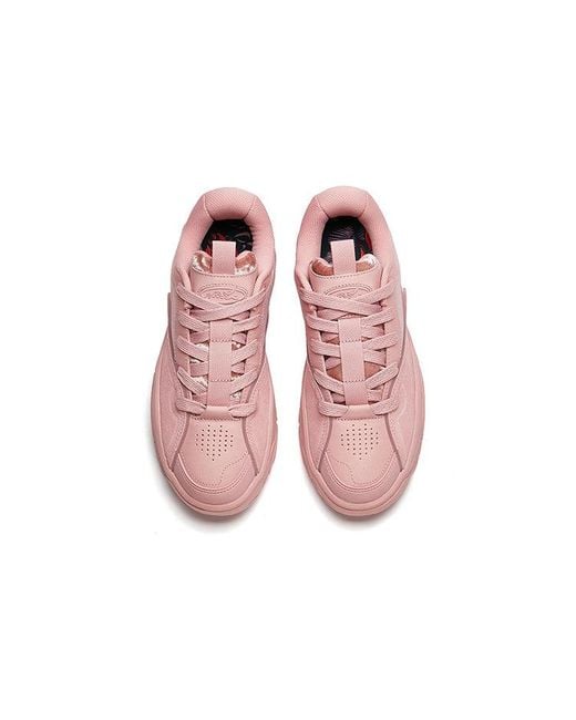 Anta Pink Authentic Low-Top Sneaker 'Hot' for men