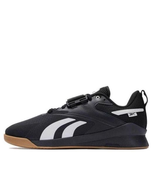 Reebok legacy lifter black red best sale