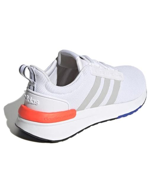 Adidas White Racer Tr21 Wide Solar' for men