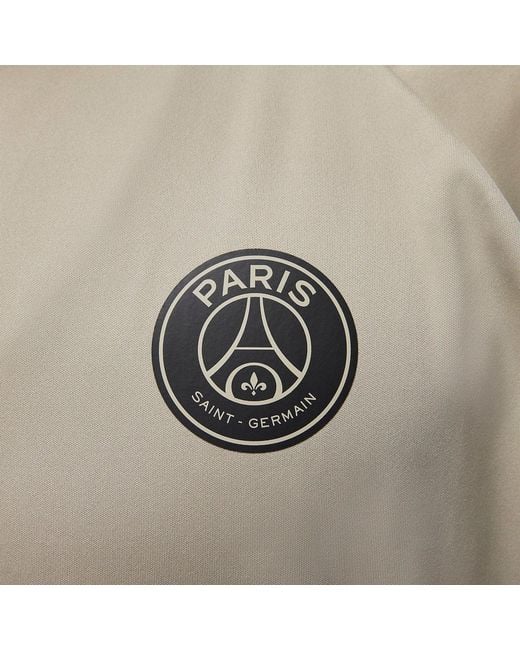 Nike Gray Paris Saint-Germain Strike Winter Warrior Third Storm-Fit Soccer Drill Top 'Stone' for men