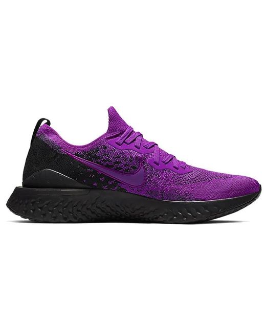nike epic react flyknit purple