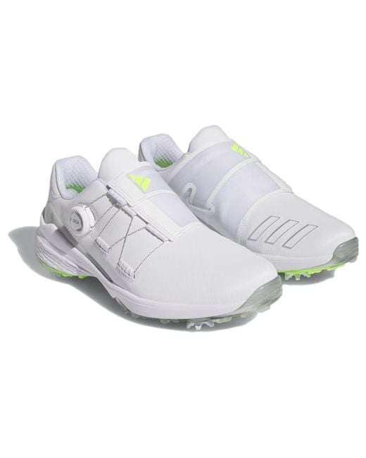 Adidas White Zg23 Boa Lightstrike Golf Shoes for men