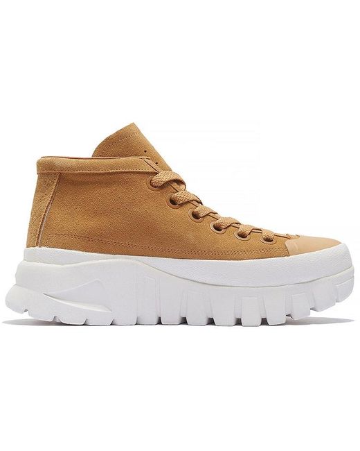 Li-ning Brown Leather Boot 'Khaki' for men