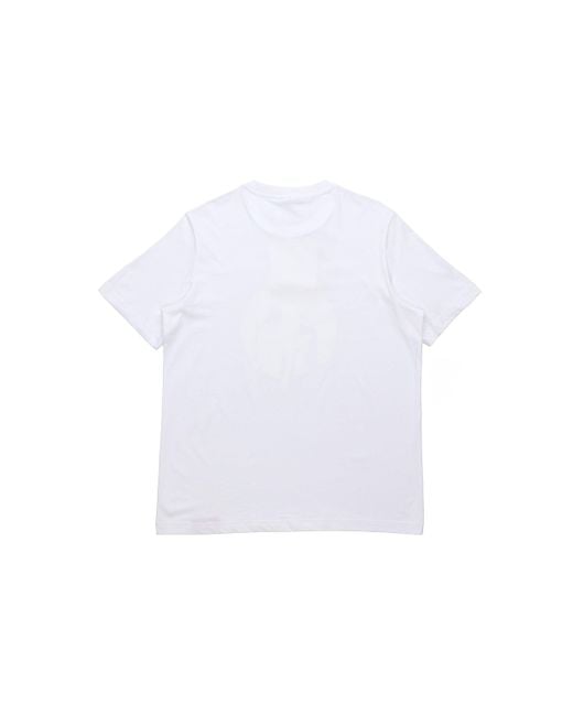 Adidas White Hdn Abstract T Basketball Sports Printing Loose Short Sleeve for men